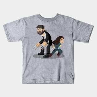 Logan Pixel Art Kids T-Shirt